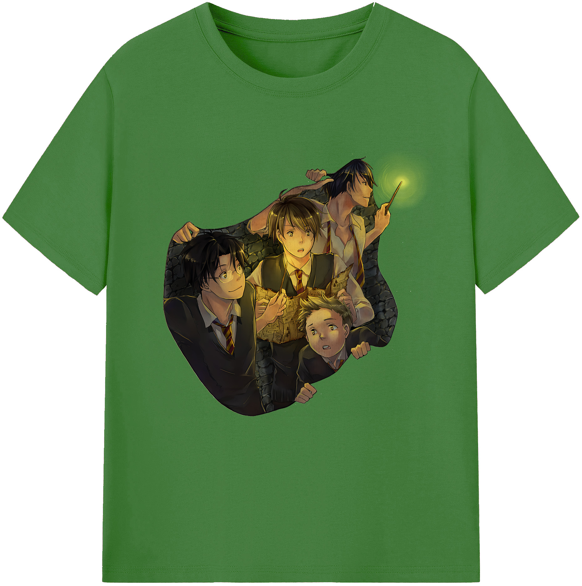 （画像用） Harry Potter ハリー・ポッターシリーズ レディースカジュアルプリントTシャツ（綿100％）